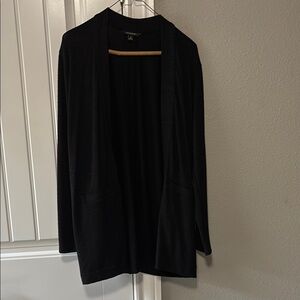 Banana Republic Black Cardigan Sweater Lightweight Knit
